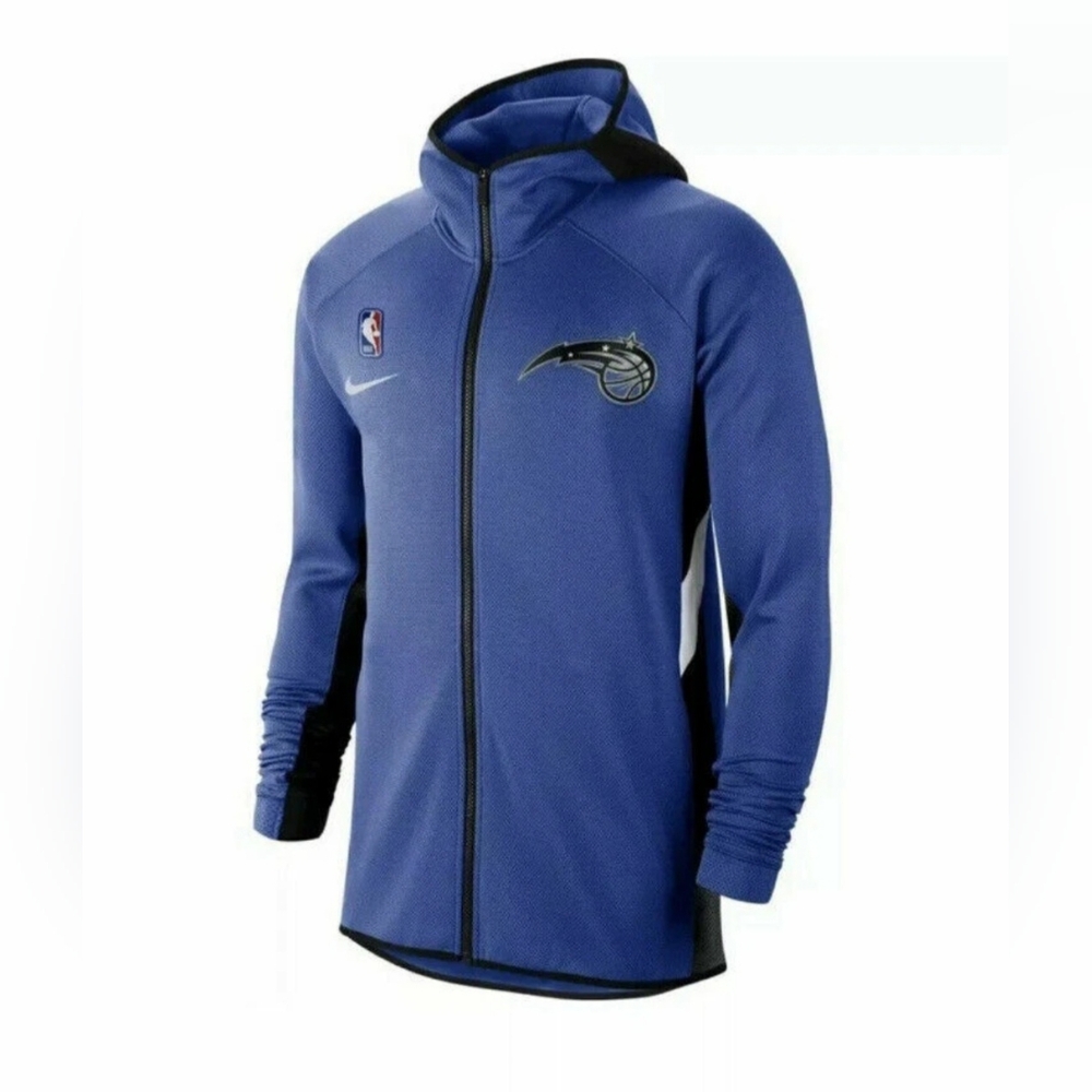 Men's Orlando Magic Thermaflex Showtime Full-Zip Hoodie; Size Small